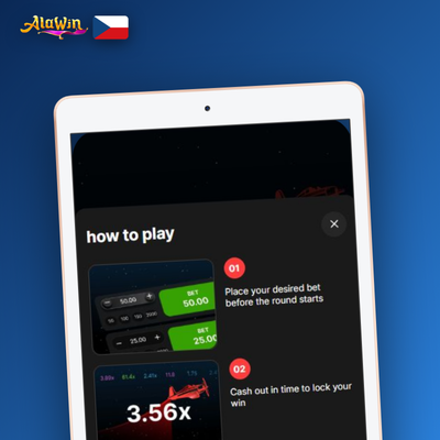Přepínače auto-bet a auto-cashout s hodnotou 2.00x v rozhraní Aviator Alawin Casino