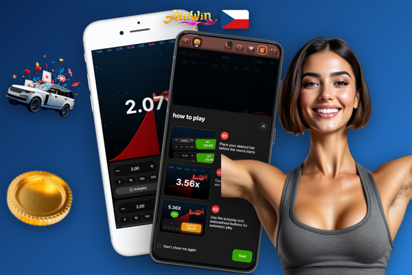 Alawin Casino app Aviator běžící na smartphonu s multiplikátorem 2.47x bez stahování