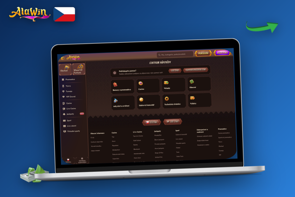 Přátelský operátor Alawin Casino řeší váš dotaz přes živý chat