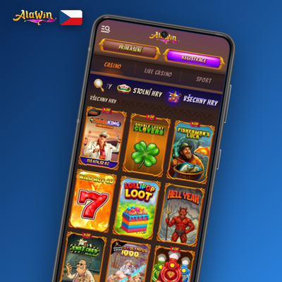 Sportovní sázková nabídka s kurzy fotbalových zápasů v Alawin Casino aplikaci